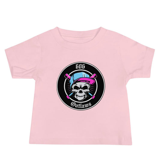 Performance | Baby T-Shirt | 606 Outlaws Baseball | Badge Logo