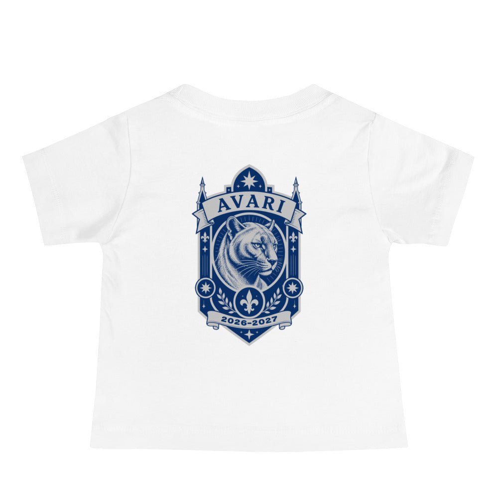 Performance | Baby T-Shirt | Arma Dei Academy Logic Houses | Avari Logo