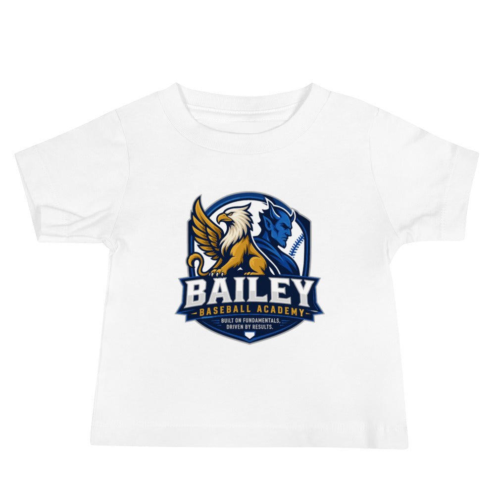 Performance | Baby T-Shirt | Bailey Baseball Academy | Shield Logo