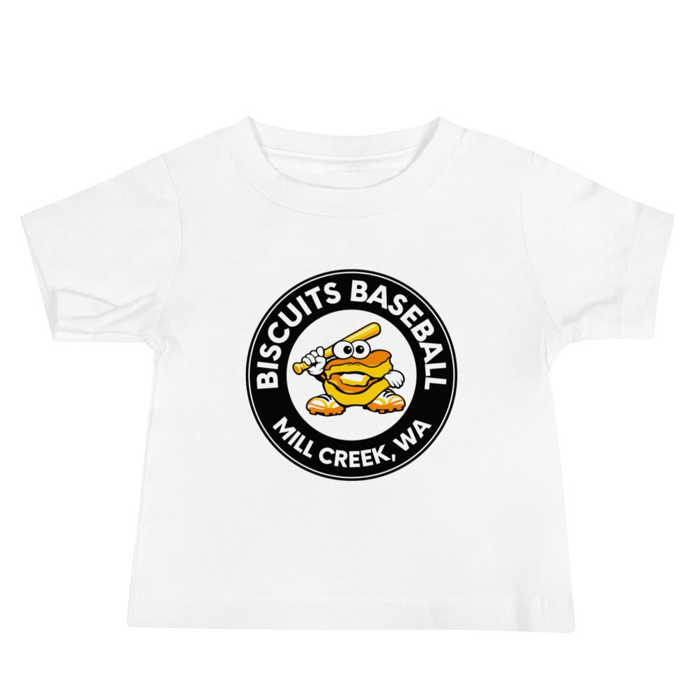 Performance | Baby T-Shirt | Biscuits Baseball MCLL | Mascot Logo