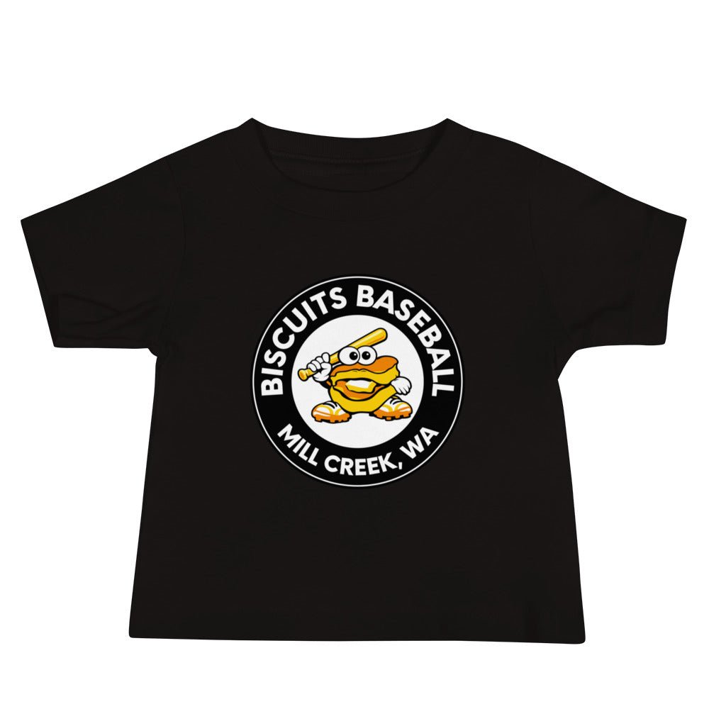 Performance | Baby T-Shirt | Biscuits Baseball MCLL | Mascot Logo