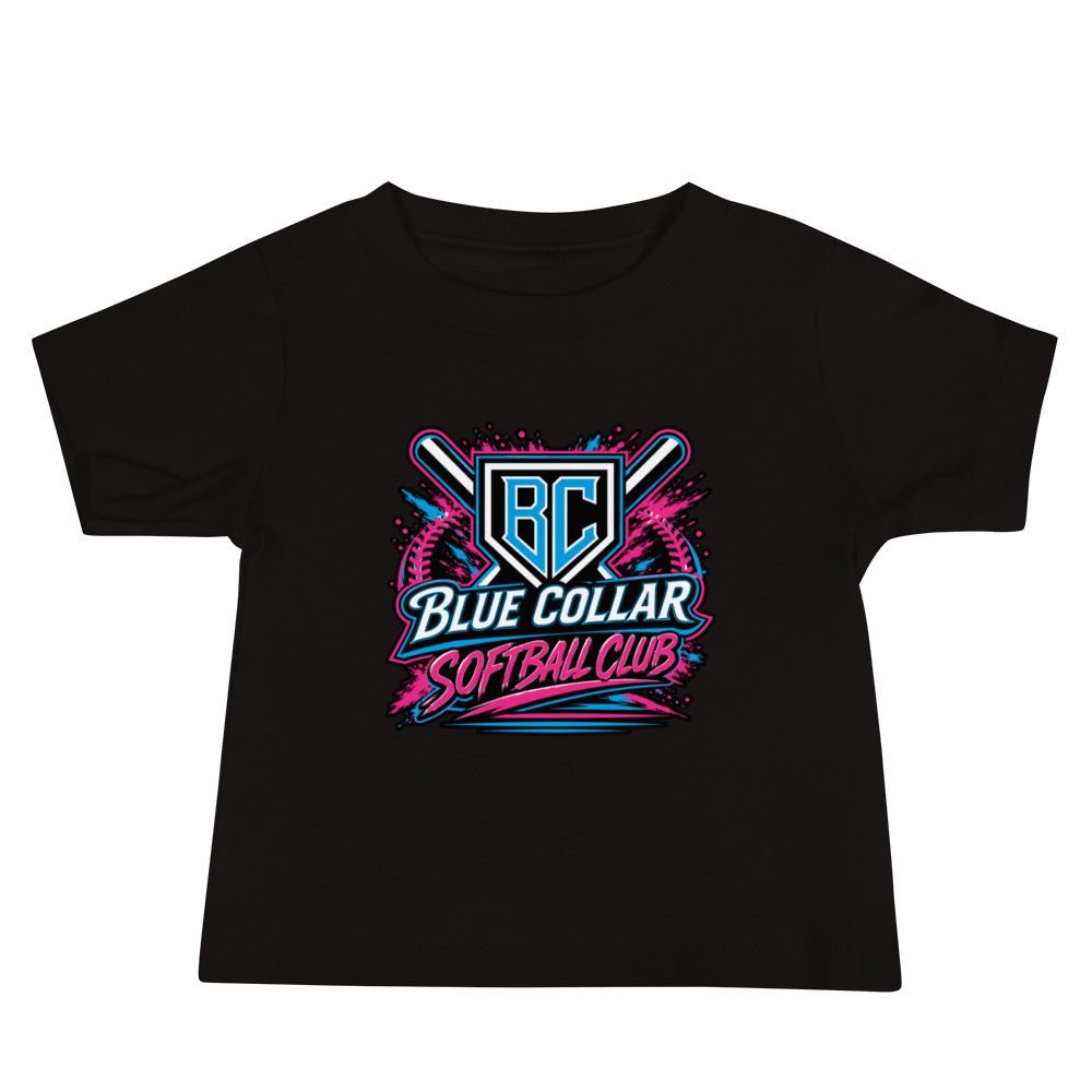 Performance | Baby T-Shirt | Blue Collar Softball 2034 | Athletics Logo