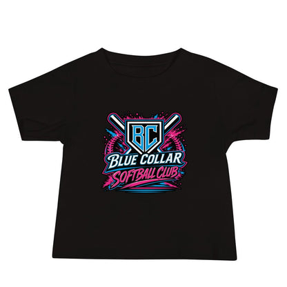 Performance | Baby T-Shirt | Blue Collar Softball 2034 | Athletics Logo