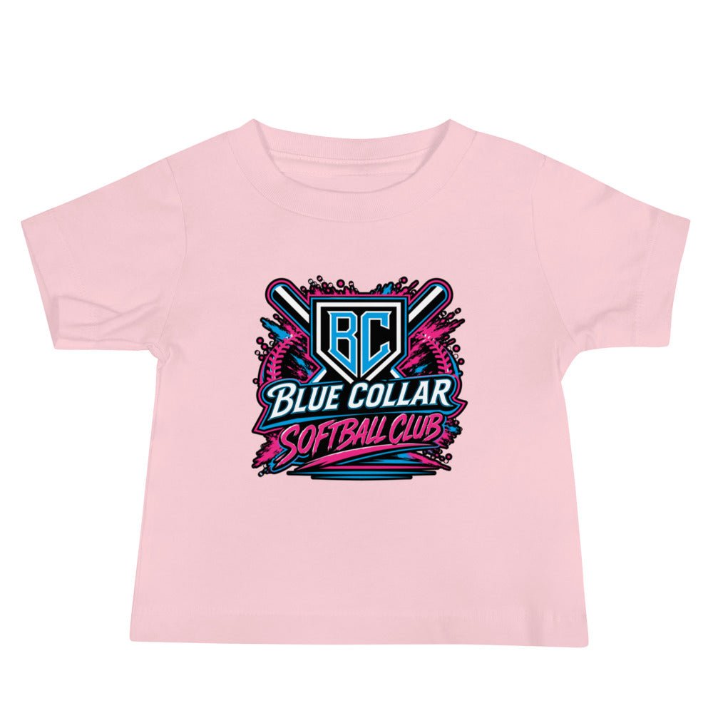Performance | Baby T-Shirt | Blue Collar Softball 2034 | Athletics Logo