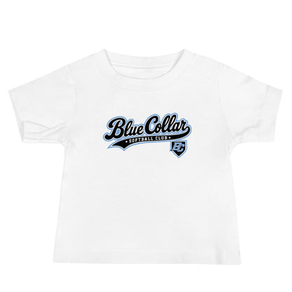 Performance | Baby T-Shirt | Blue Collar Softball 2034 | Foundry Logo