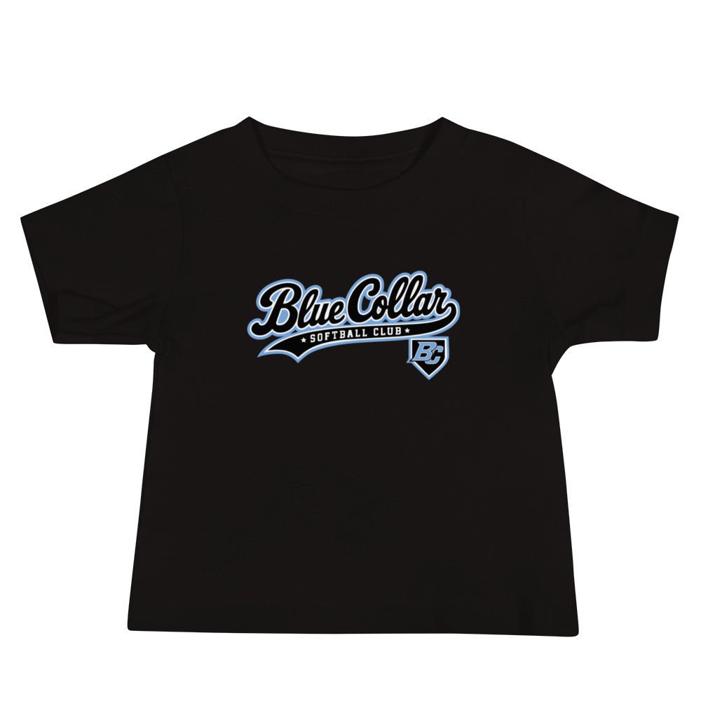 Performance | Baby T-Shirt | Blue Collar Softball 2034 | Foundry Logo