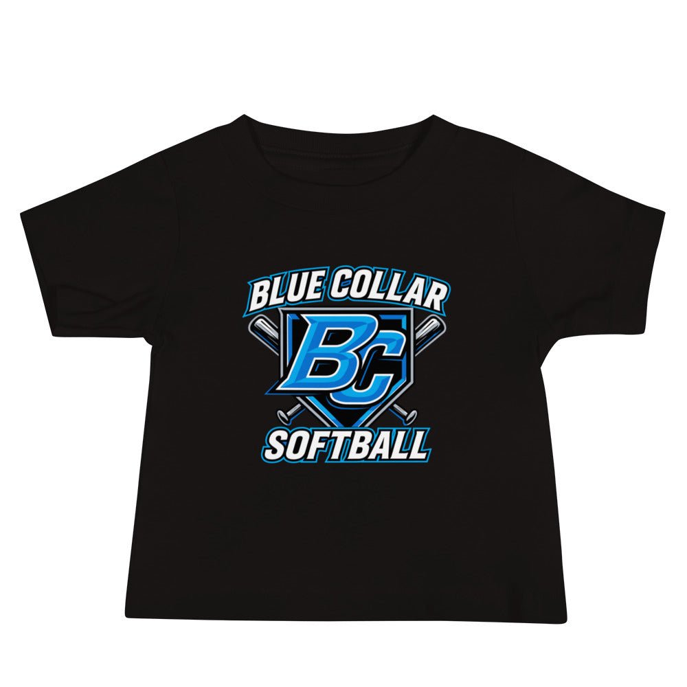 Performance | Baby T-Shirt | Blue Collar Softball 2034 | Shield Logo