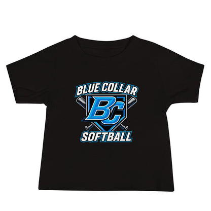 Performance | Baby T-Shirt | Blue Collar Softball 2034 | Shield Logo