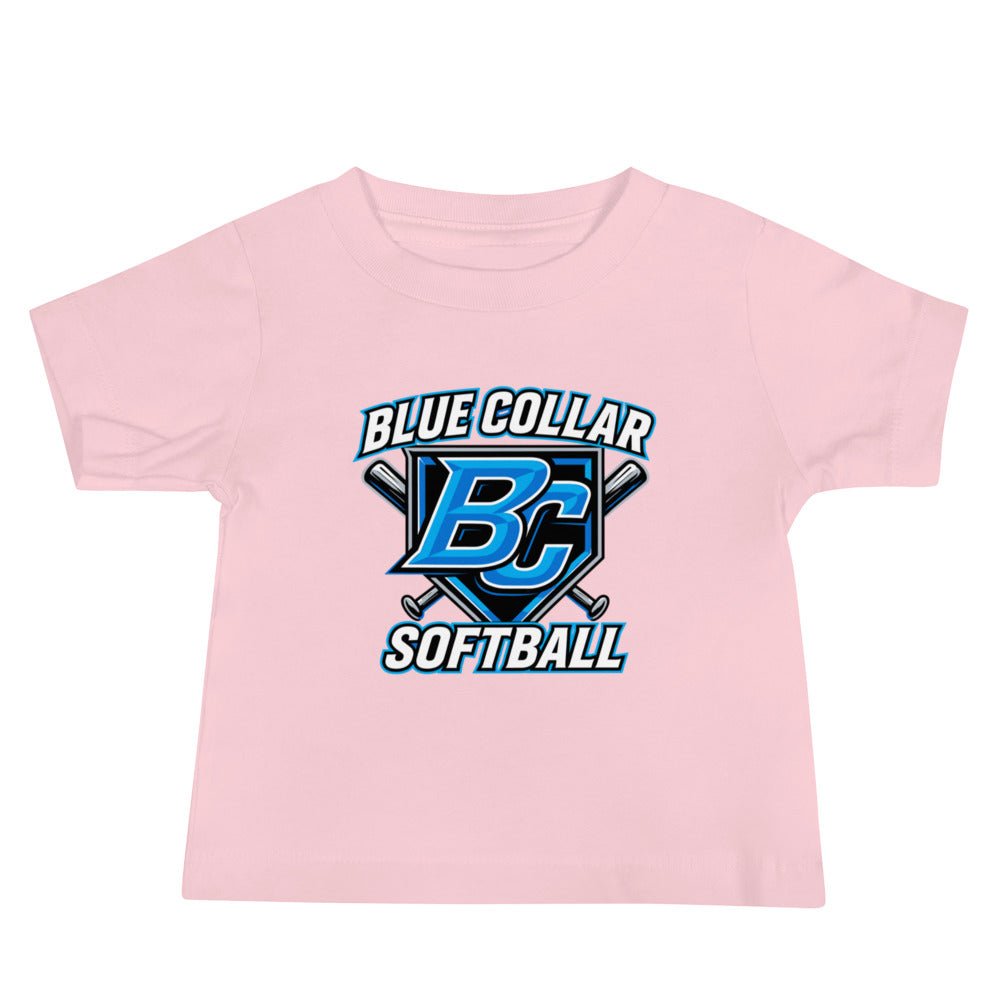 Performance | Baby T-Shirt | Blue Collar Softball 2034 | Shield Logo