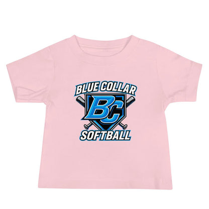 Performance | Baby T-Shirt | Blue Collar Softball 2034 | Shield Logo