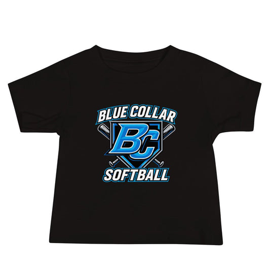 Performance | Baby T-Shirt | Blue Collar Softball 2034 | Shield Logo