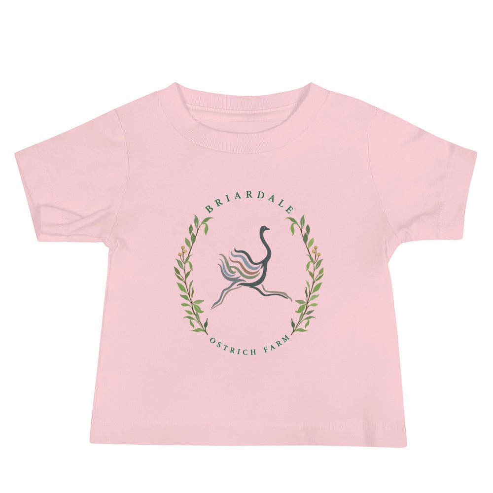 Performance | Baby T-Shirt | Briardale Ostrich Farm | Crest Logo