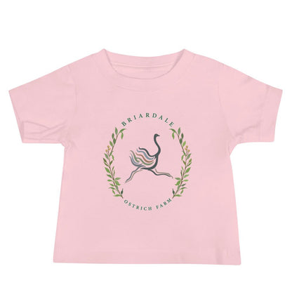 Performance | Baby T-Shirt | Briardale Ostrich Farm | Crest Logo
