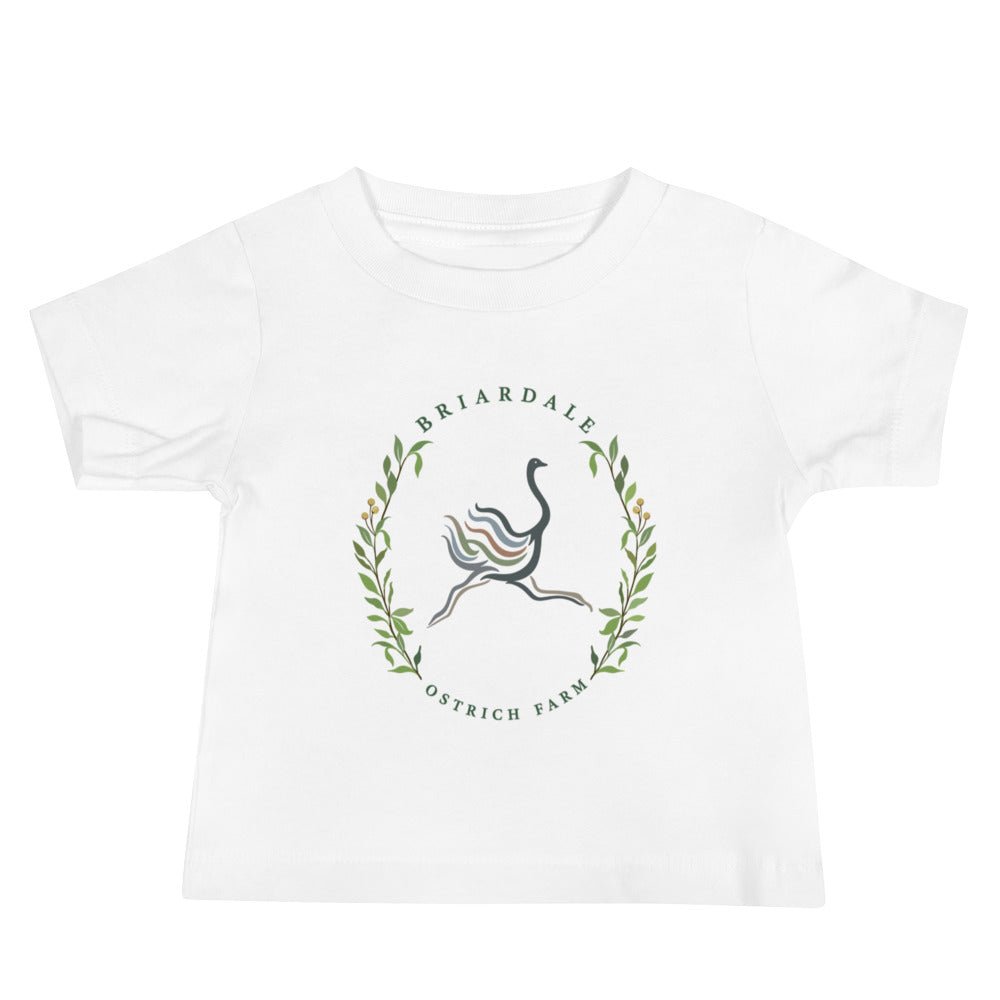 Performance | Baby T-Shirt | Briardale Ostrich Farm | Crest Logo