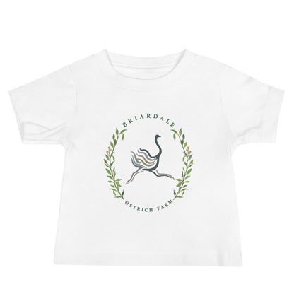 Performance | Baby T-Shirt | Briardale Ostrich Farm | Crest Logo