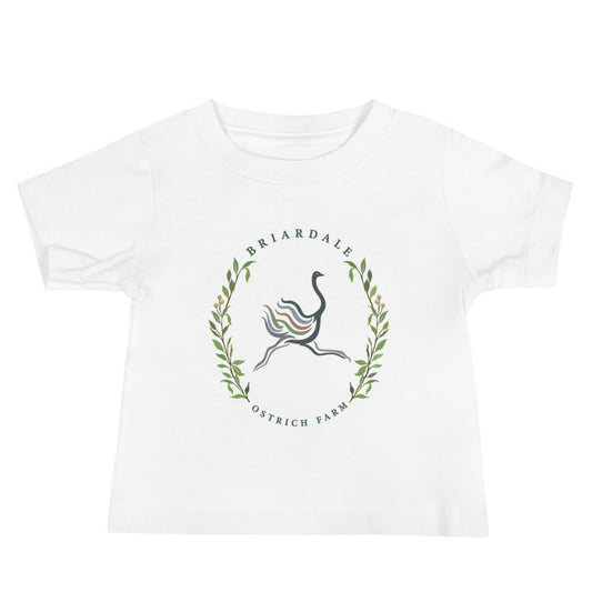 Performance | Baby T-Shirt | Briardale Ostrich Farm | Crest Logo