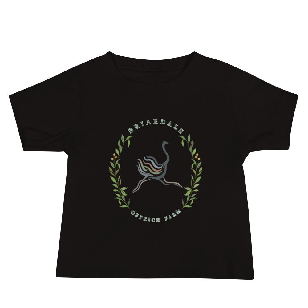 Performance | Baby T-Shirt | Briardale Ostrich Farm | Crest Logo