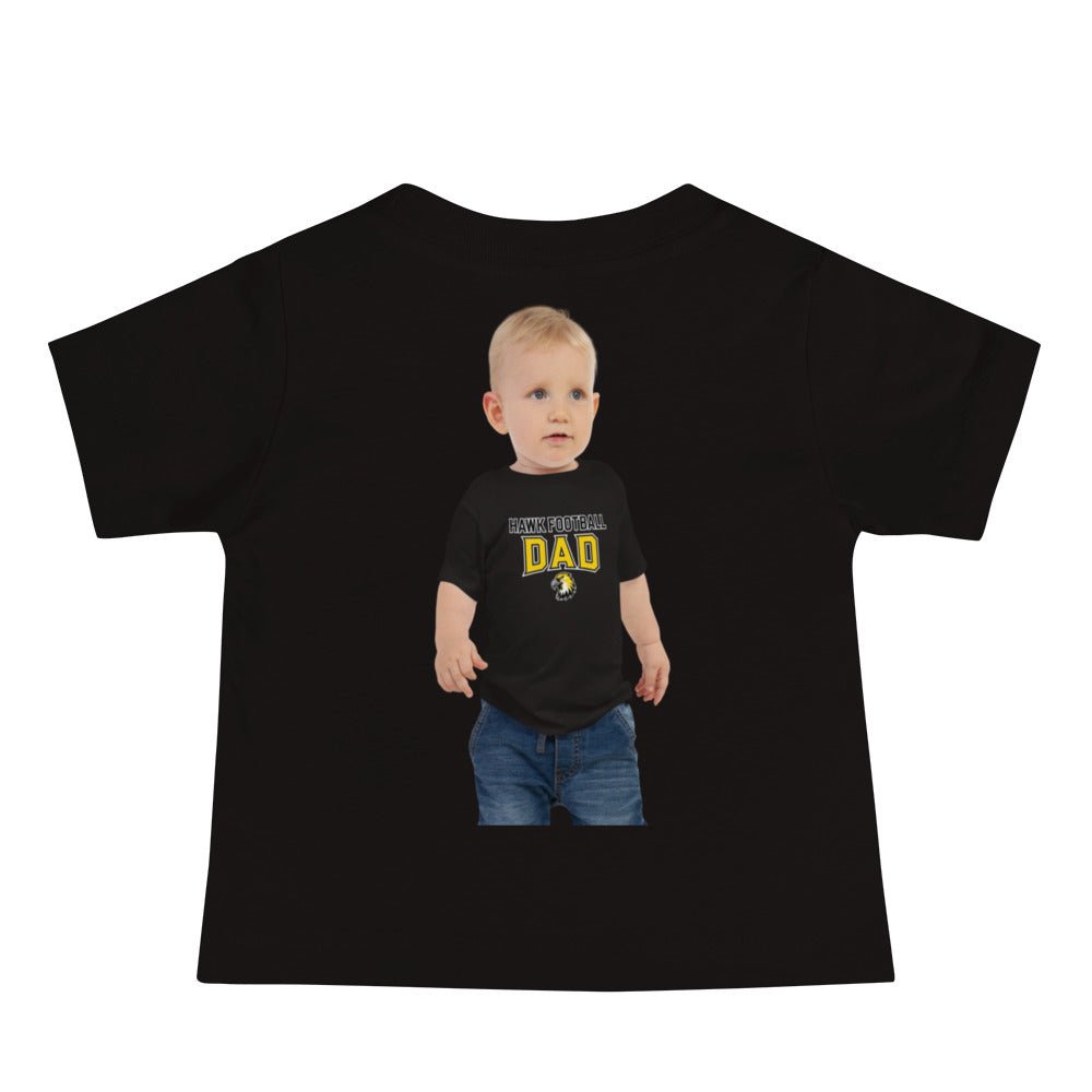 Performance | Baby T-Shirt | Cardinal Ohara Hawks | Football Dad Logo