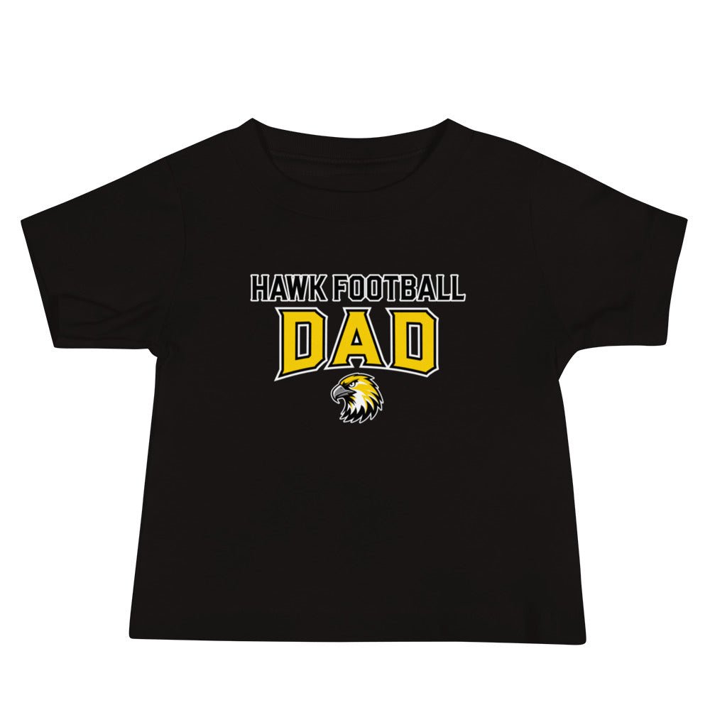 Performance | Baby T-Shirt | Cardinal Ohara Hawks | Football Dad Logo