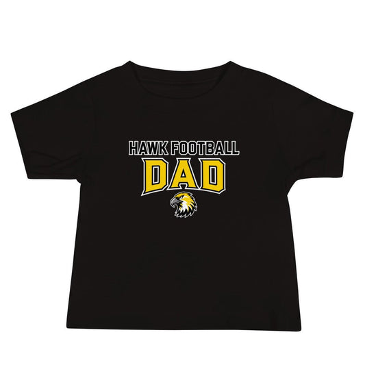 Performance | Baby T-Shirt | Cardinal Ohara Hawks | Football Dad Logo