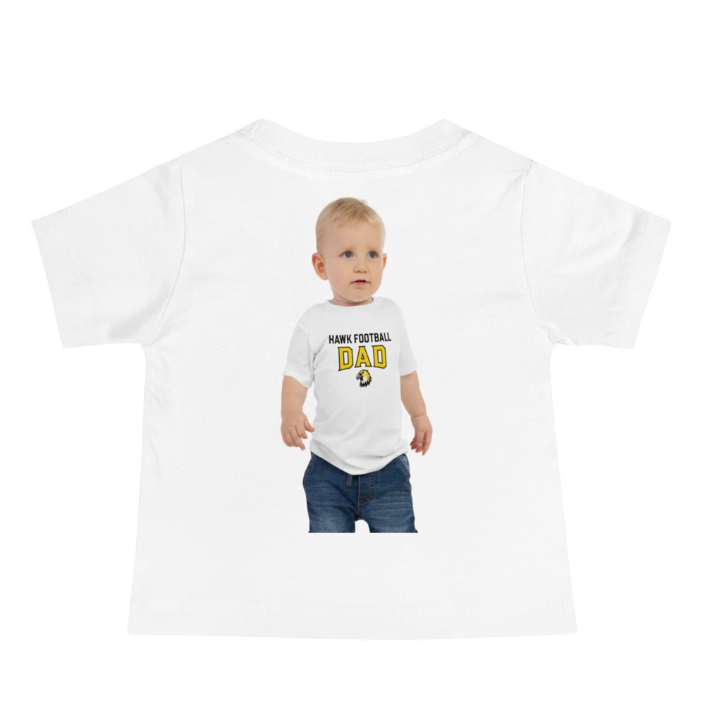Performance | Baby T-Shirt | Cardinal Ohara Hawks | Football Dad Logo