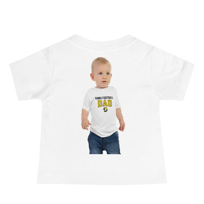 Performance | Baby T-Shirt | Cardinal Ohara Hawks | Football Dad Logo