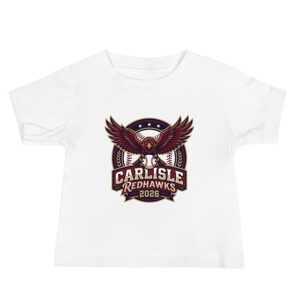 Performance | Baby T-Shirt | Carlisle Redhawks | Emblem Logo