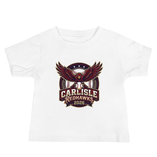 Performance | Baby T-Shirt | Carlisle Redhawks | Emblem Logo
