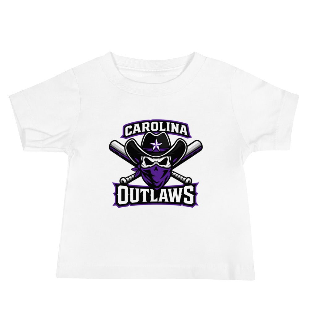 Performance | Baby T-Shirt | Carolina Outlaws Baseball | Crest Logo