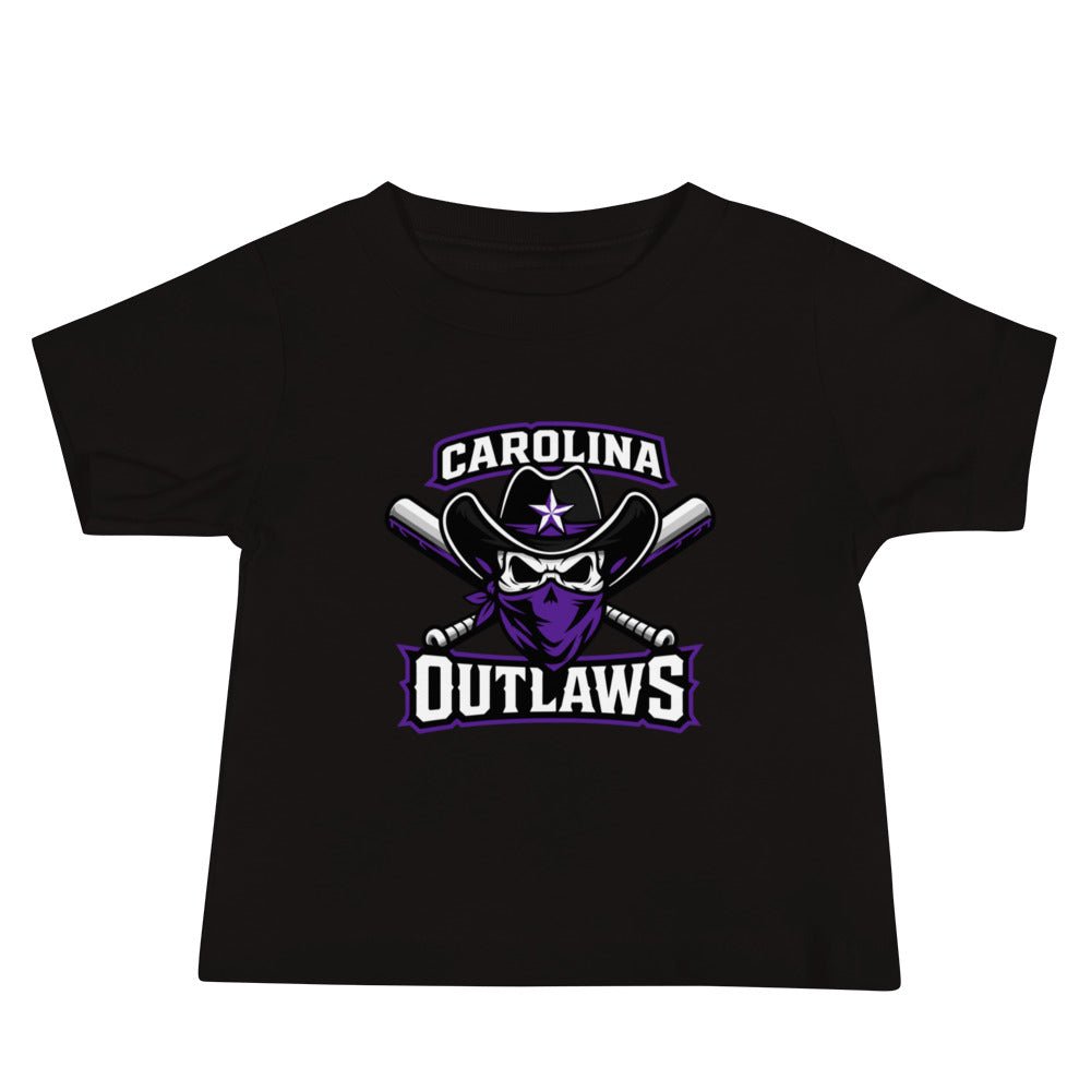 Performance | Baby T-Shirt | Carolina Outlaws Baseball | Crest Logo