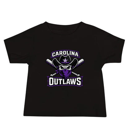 Performance | Baby T-Shirt | Carolina Outlaws Baseball | Crest Logo