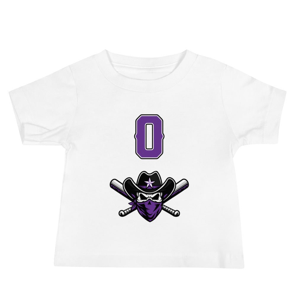 Performance | Baby T-Shirt | Carolina Outlaws Baseball | Purple Renegades Logo