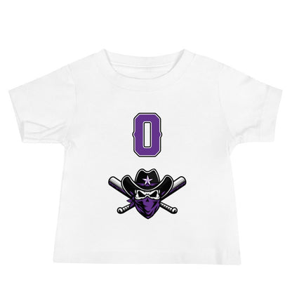 Performance | Baby T-Shirt | Carolina Outlaws Baseball | Purple Renegades Logo