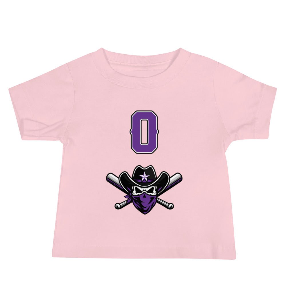 Performance | Baby T-Shirt | Carolina Outlaws Baseball | Purple Renegades Logo