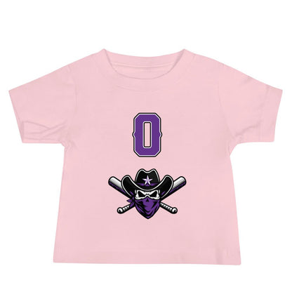Performance | Baby T-Shirt | Carolina Outlaws Baseball | Purple Renegades Logo