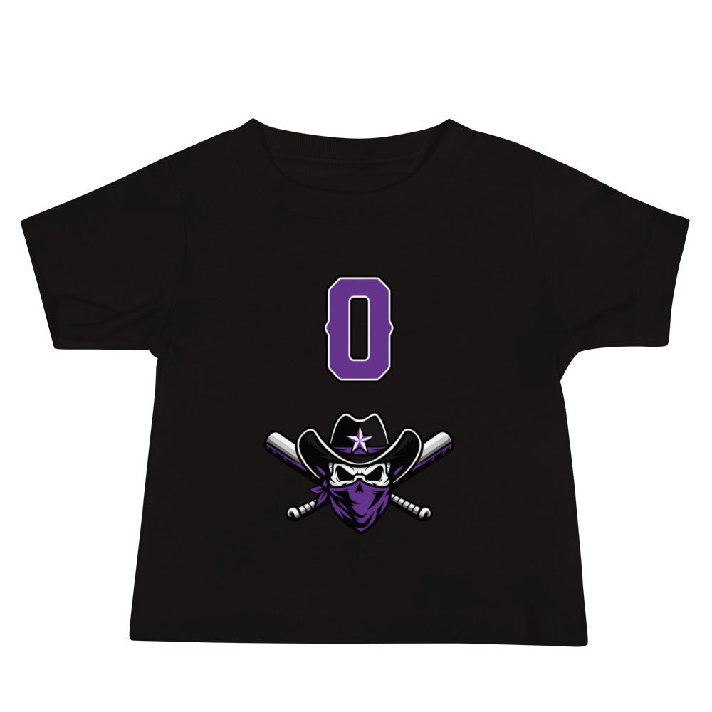 Performance | Baby T-Shirt | Carolina Outlaws Baseball | Purple Renegades Logo