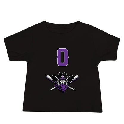 Performance | Baby T-Shirt | Carolina Outlaws Baseball | Purple Renegades Logo