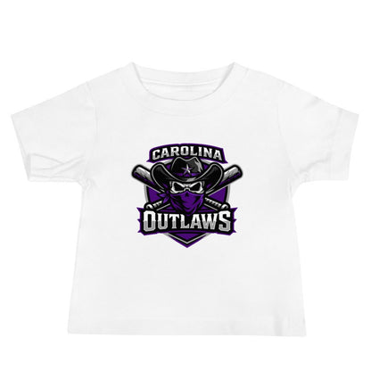 Performance | Baby T-Shirt | Carolina Outlaws Baseball | Shield Logo