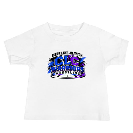 Performance | Baby T-Shirt | Clear Lake - Clayton Wrestling | Vanguard Logo