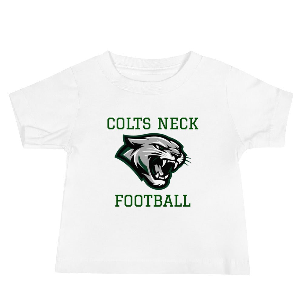 Performance | Baby T-Shirt | Colts Neck Cougars | Youth Tackle Football (AYF) | Green Predator Logo