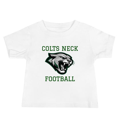 Performance | Baby T-Shirt | Colts Neck Cougars | Youth Tackle Football (AYF) | Green Predator Logo