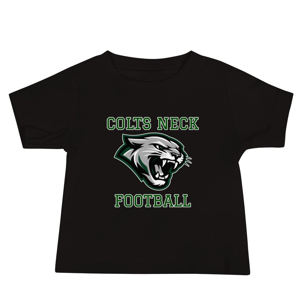 Performance | Baby T-Shirt | Colts Neck Cougars | Youth Tackle Football (AYF) | Green Predator Logo