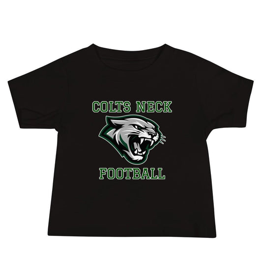 Performance | Baby T-Shirt | Colts Neck Cougars | Youth Tackle Football (AYF) | Green Predator Logo
