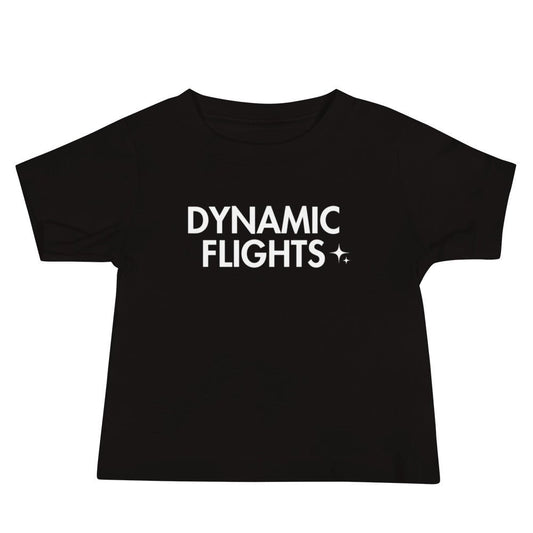 Performance | Baby T-Shirt | Dynamic Flights Gymnastics | Alt Logo