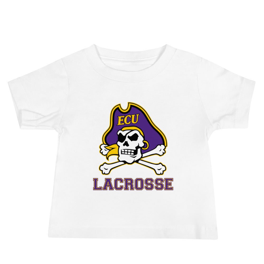 Performance | Baby T-Shirt | ECU Club Womens Lacrosse | Ironclad Corsairs Logo