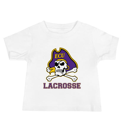 Performance | Baby T-Shirt | ECU Club Womens Lacrosse | Ironclad Corsairs Logo