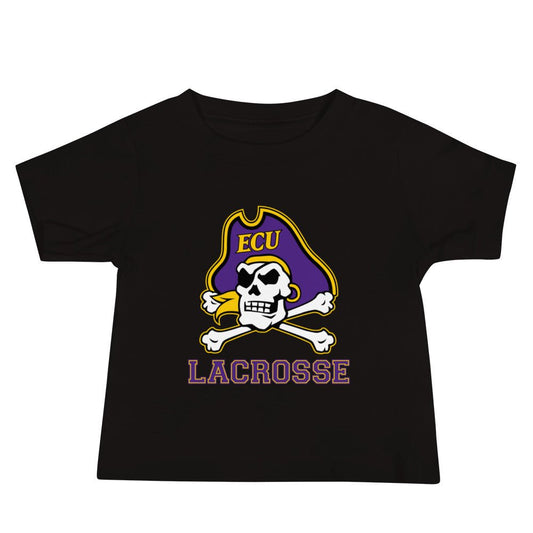 Performance | Baby T-Shirt | ECU Club Womens Lacrosse | Ironclad Corsairs Logo
