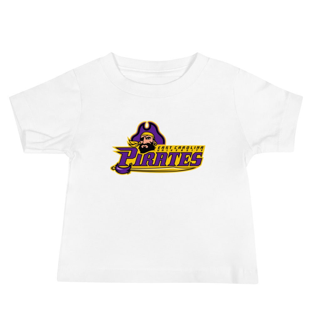 Performance | Baby T-Shirt | ECU Club Womens Lacrosse | Pirate Emblem Logo