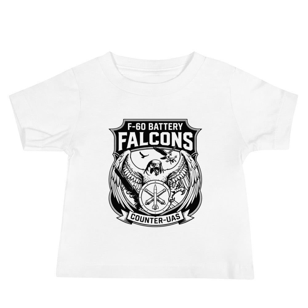 Performance | Baby T-Shirt | F - 60th ADA | Falcon Shield Logo
