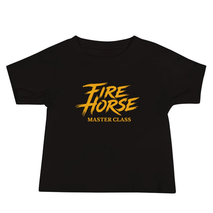 Performance | Baby T-Shirt | Fire Horse Masters | Modern Script Logo